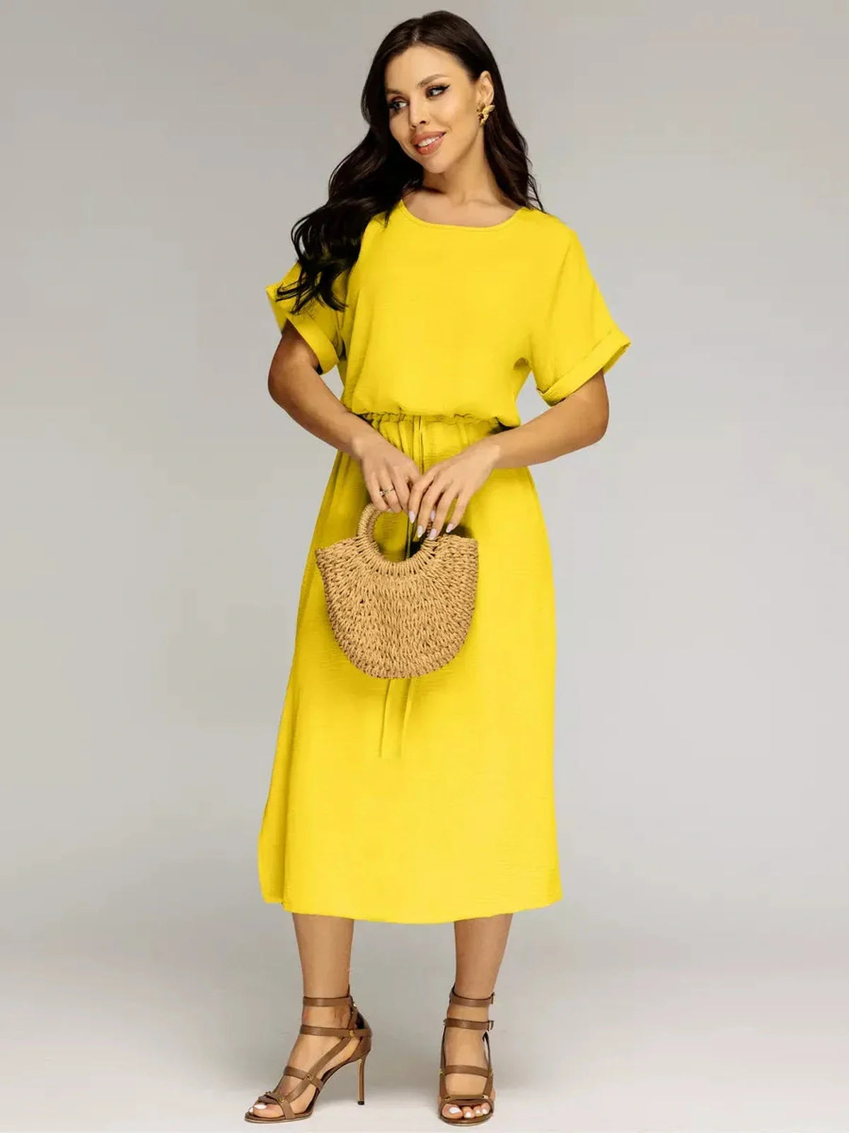 Sunlit Ease Midi Dress