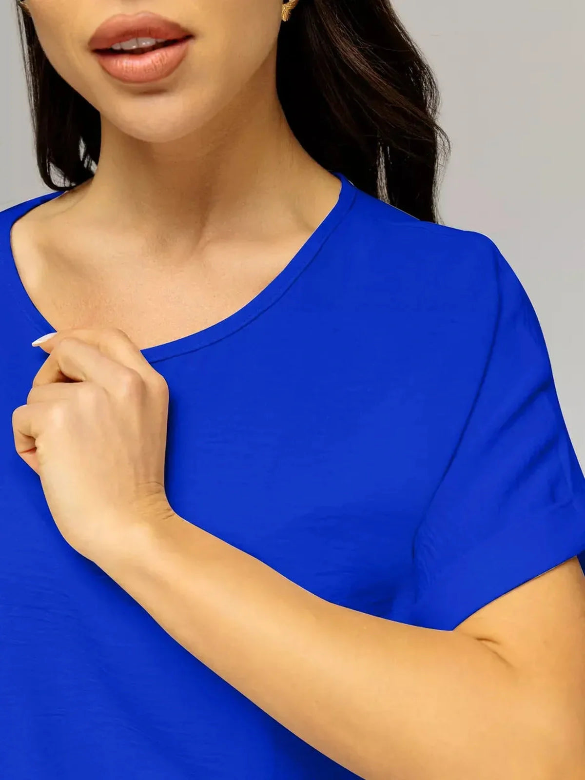 Sapphire Ease Midi Dress