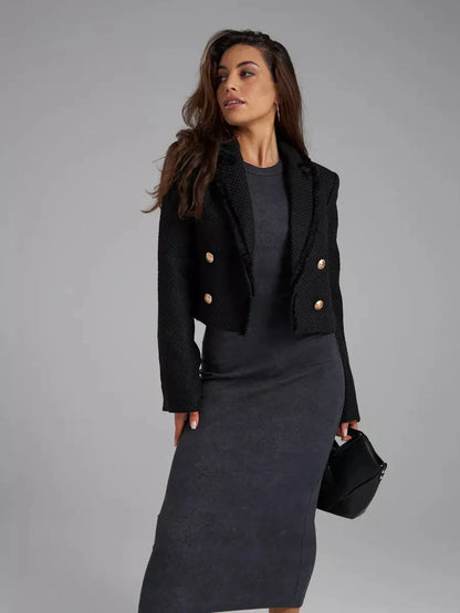 Graphite Muse Midi Dress