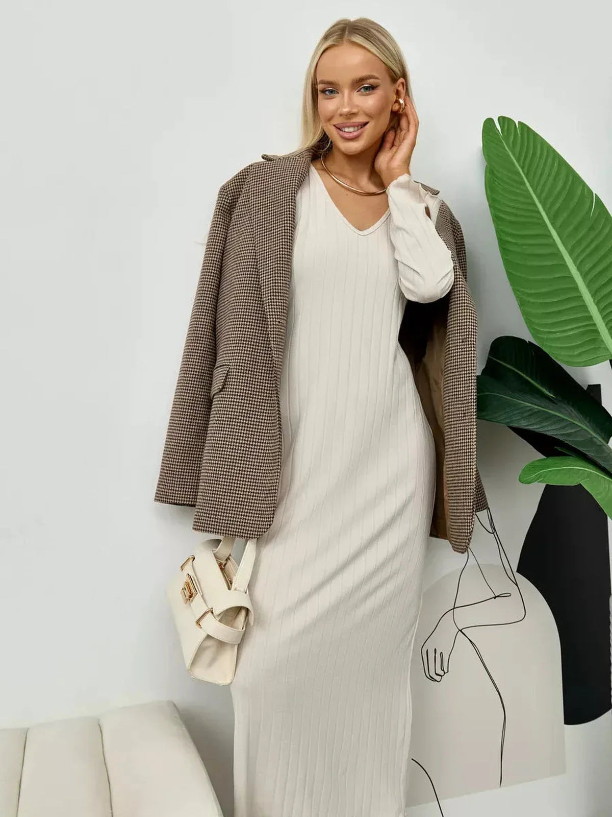 Obsidian Veil Midi Dress