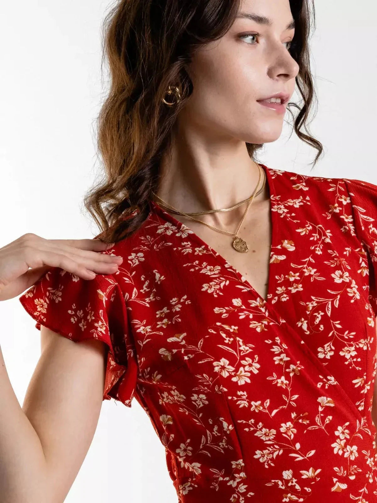 Midnight Bloom Midi Dress