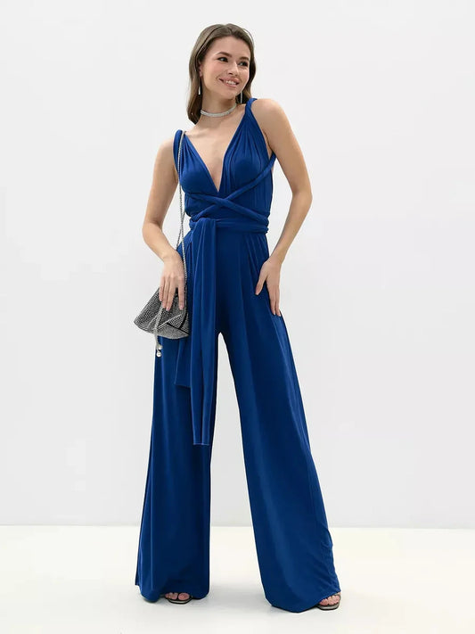 Sapphire Wrap Jumpsuit
