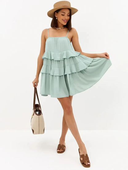 Mint Ruffle Mini