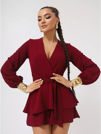 Scarlet Drape Playsuit