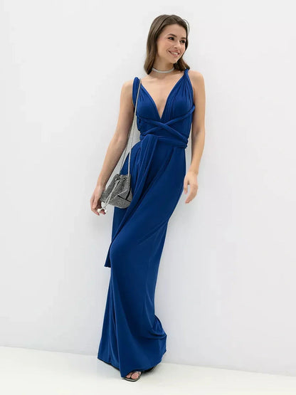 Sapphire Wrap Jumpsuit