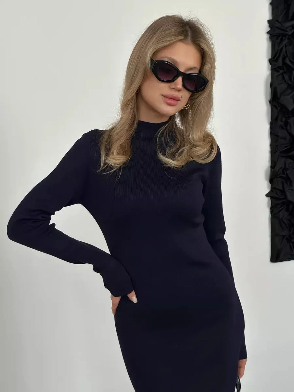 Midi Dress Obsidian Curve