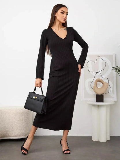 Shadowline Midi Dress