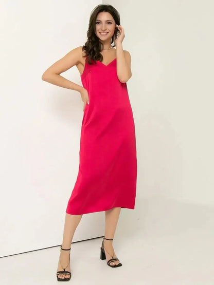 Velvet Rose Midi Dress