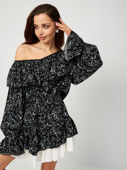 Midnight Ruffle Mini