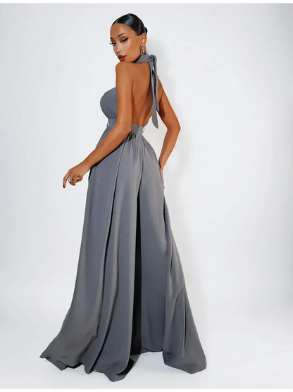Twist Halter Jumpsuit