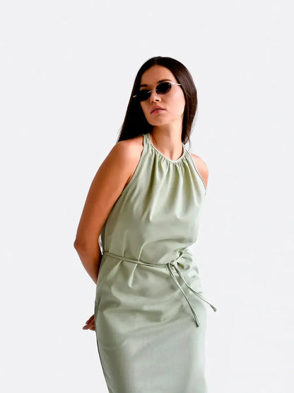 Verde Muse Midi Dress