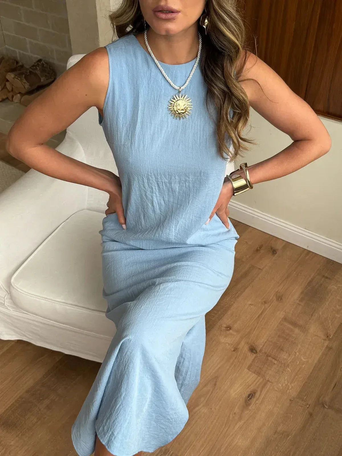 Celeste Drift Midi Dress