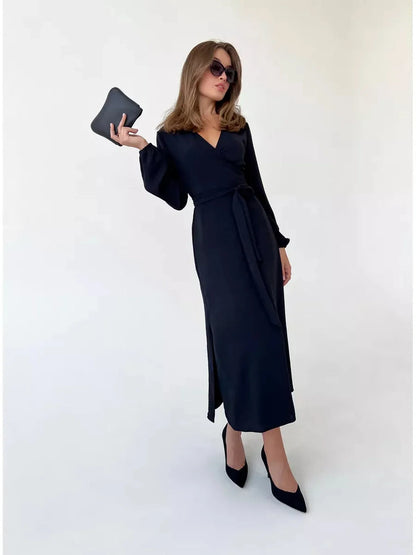 Shadow Grace Midi Dress