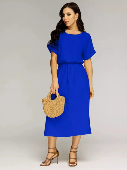 Sapphire Ease Midi Dress
