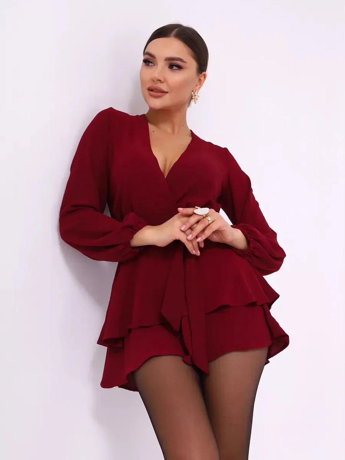 Scarlet Drape Playsuit