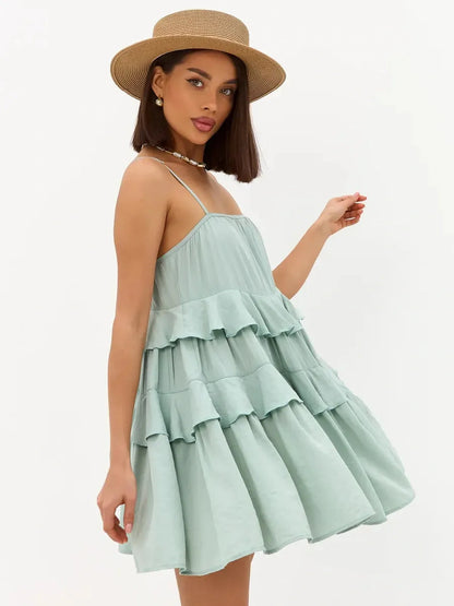 Mint Ruffle Mini