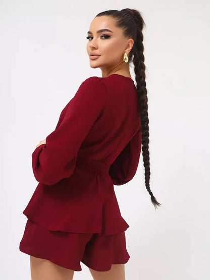 Scarlet Drape Playsuit