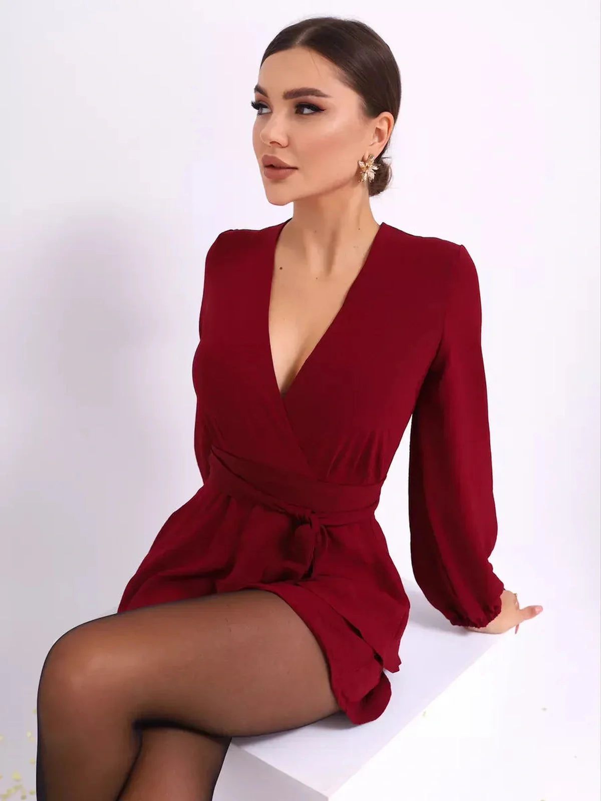 Scarlet Drape Playsuit