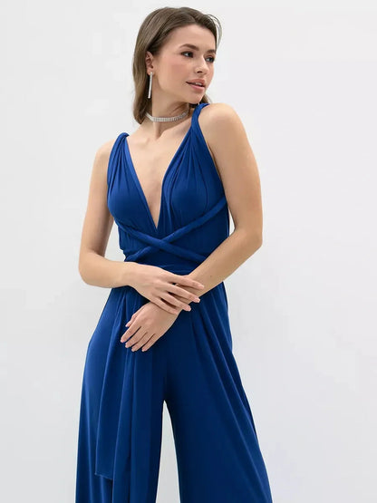 Sapphire Wrap Jumpsuit