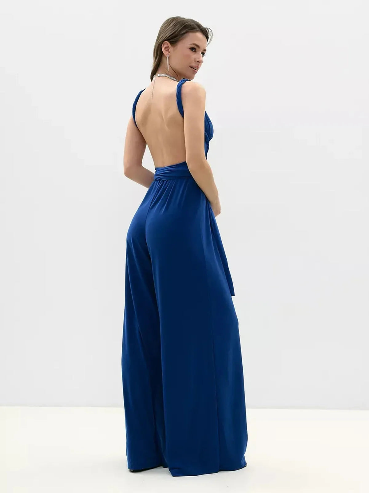 Sapphire Wrap Jumpsuit
