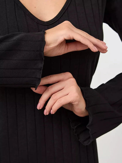 Shadowline Midi Dress