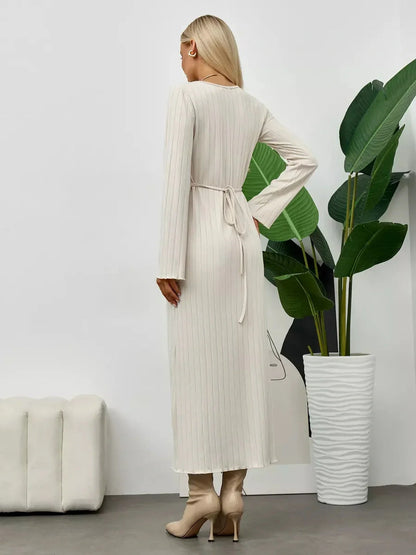 Obsidian Veil Midi Dress