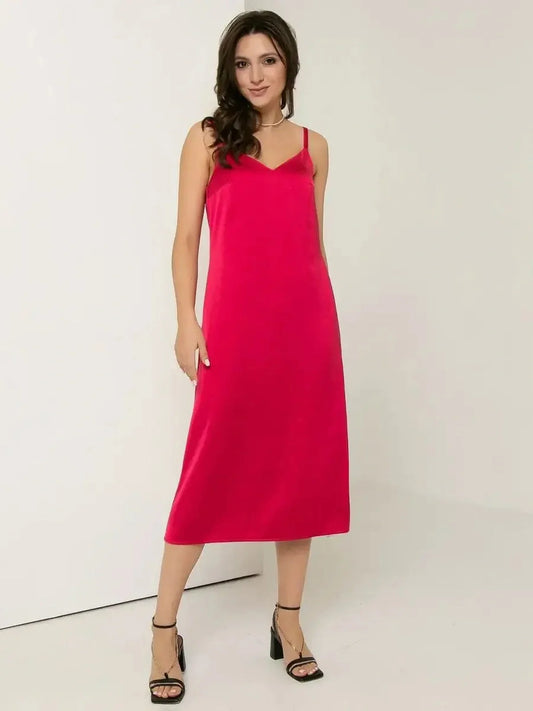 Velvet Rose Midi Dress