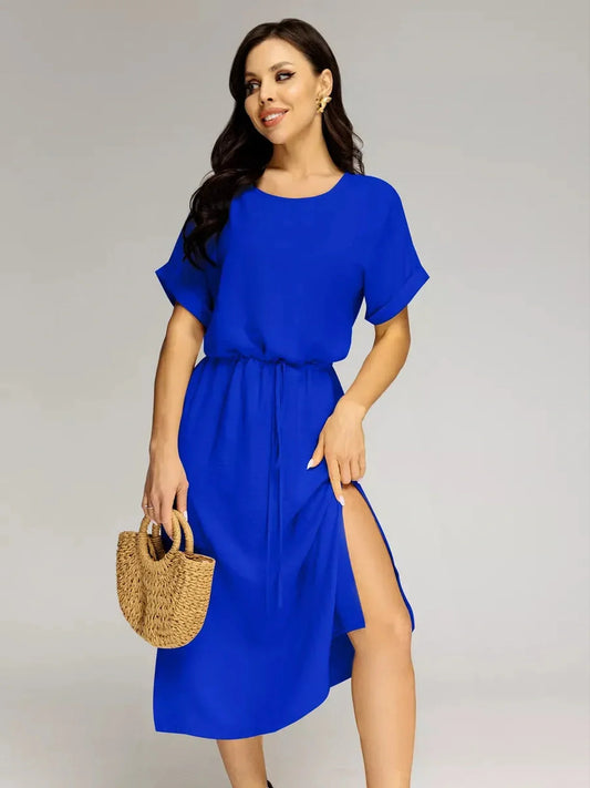 Sapphire Ease Midi Dress