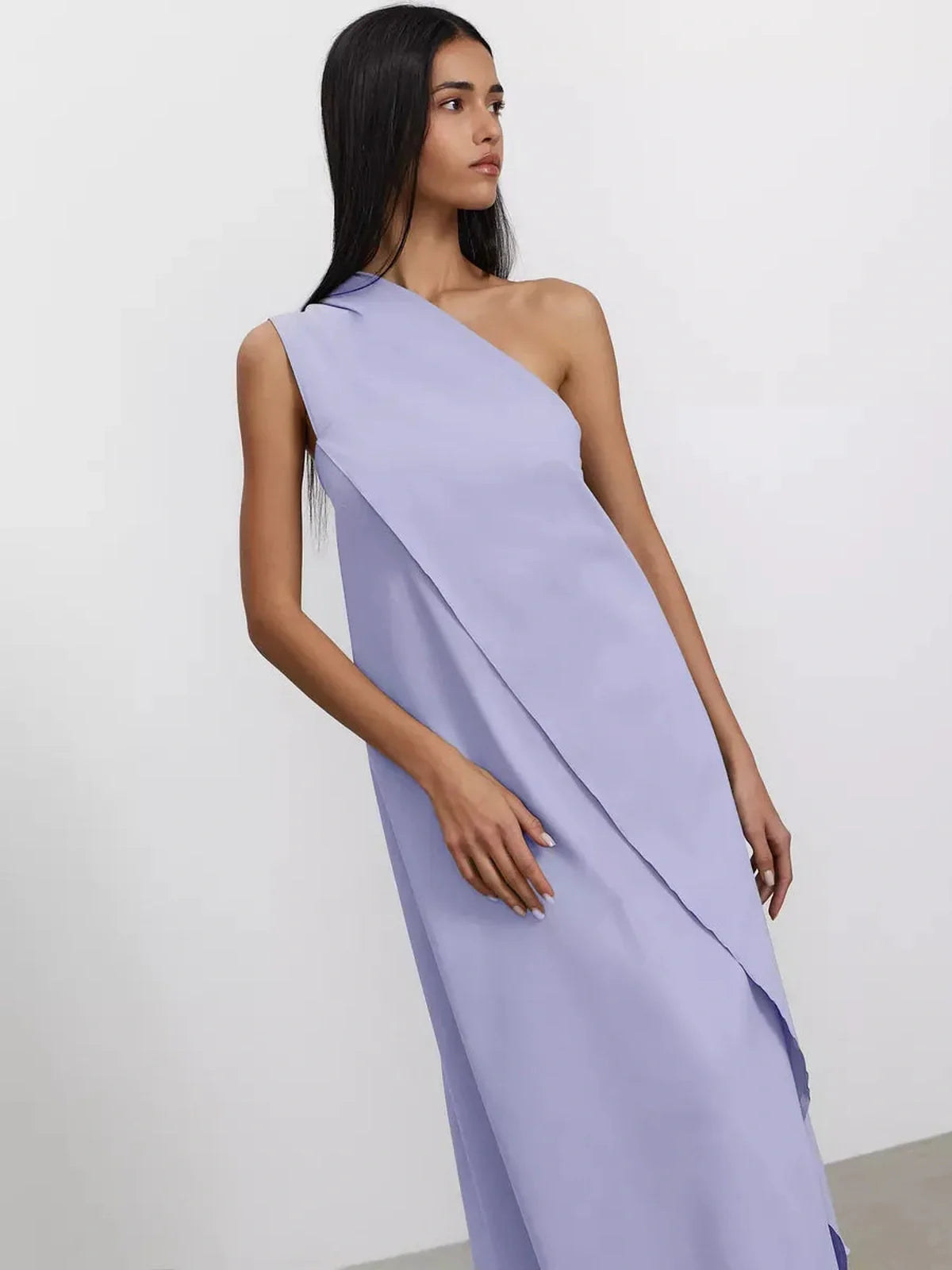 Lilac Flow Maxi Dress