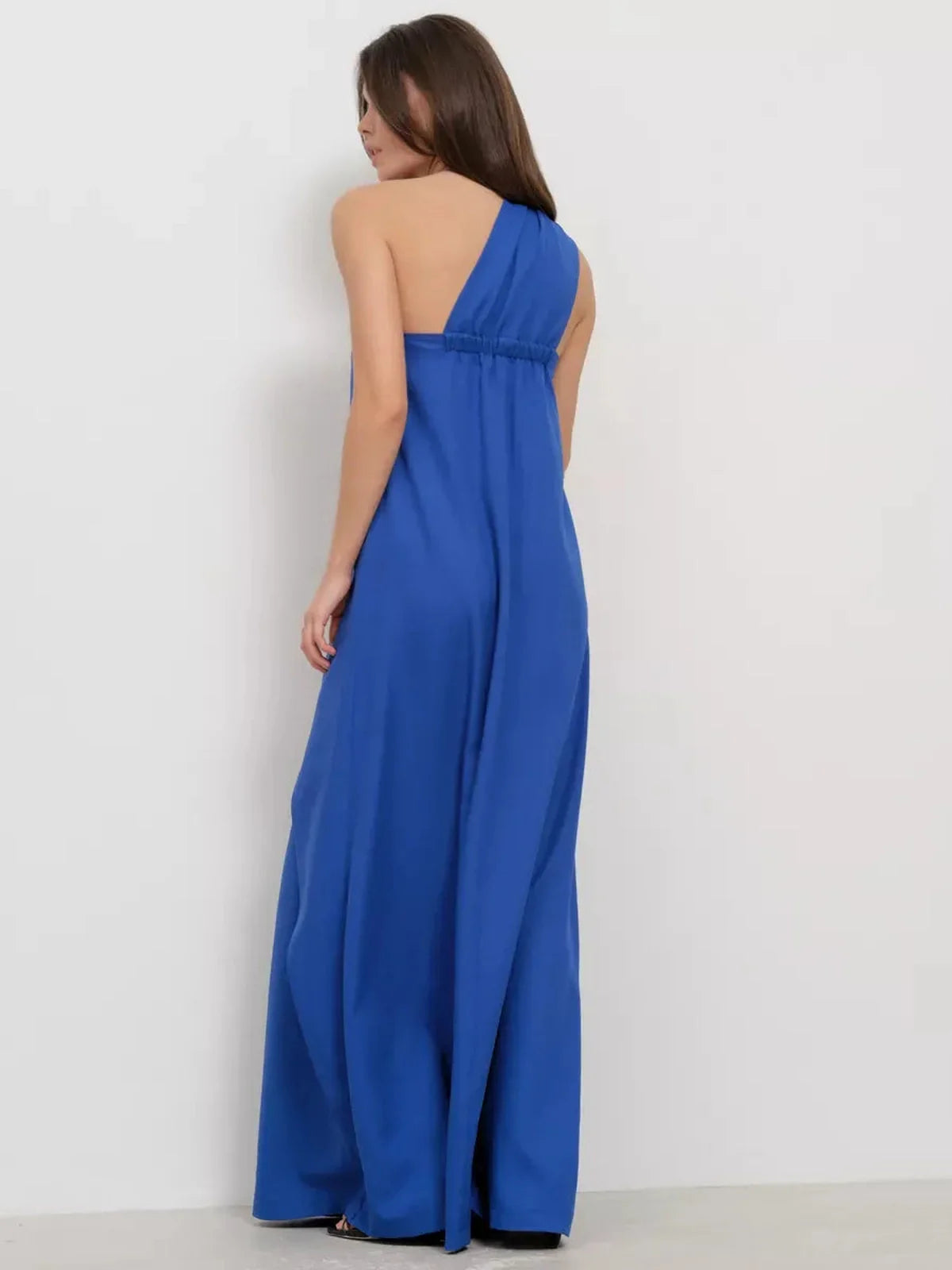Cerulean Drape Maxi Dress