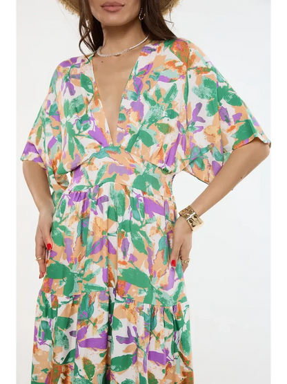 Verde Bloom Midi Dress