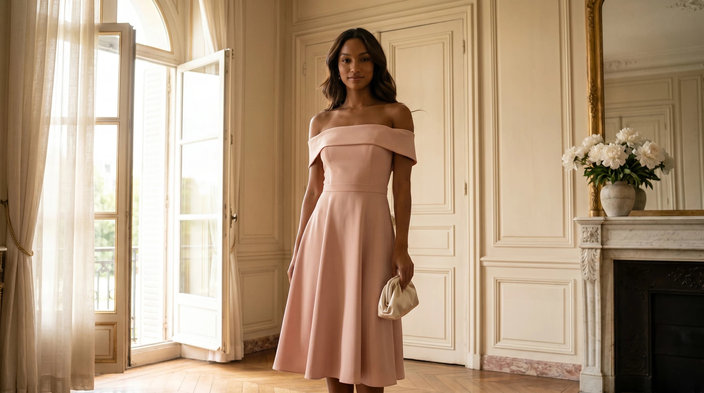 Slimona hero — Wedding-guest in Parisian apartment (16:9)